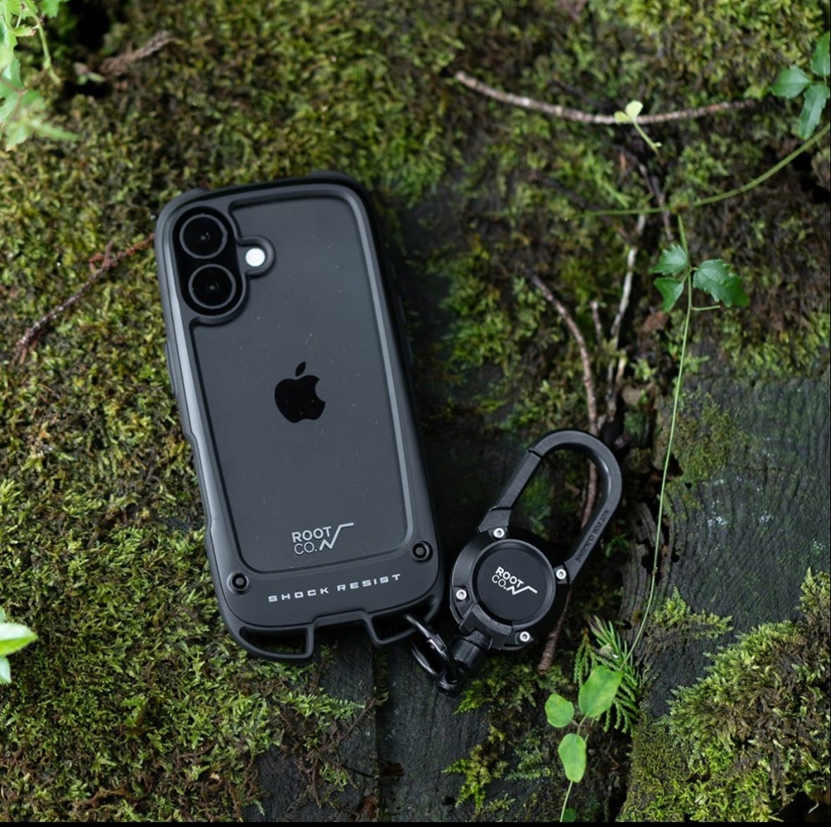 ROOT CO. [iPhone 16e/17e兼用]GRAVITY Shock Resist Case +Hold