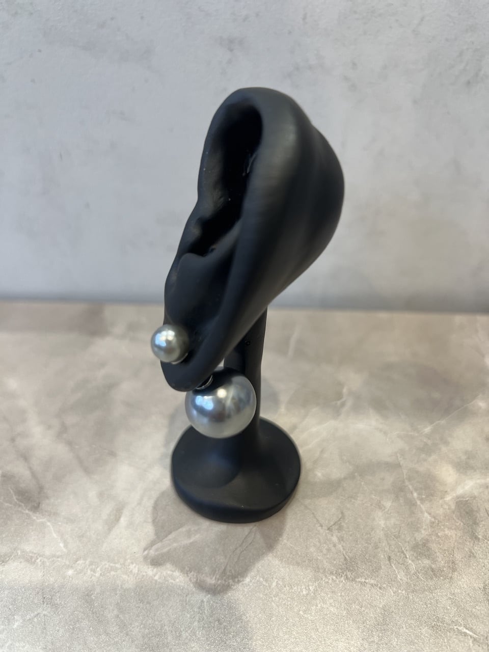 【SELECT】リバーシブルピアス 1ペア 16mm 8mm パールキャッチ S925ポスト