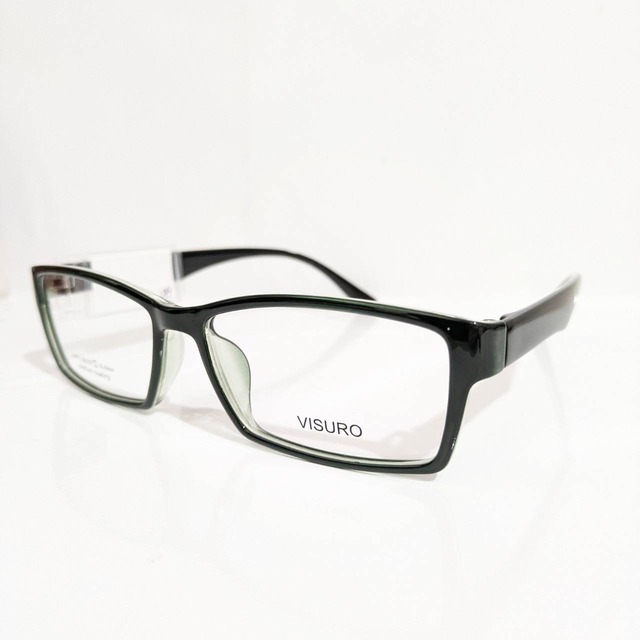 【VISURO】スクエアセルフレーム　ブラック