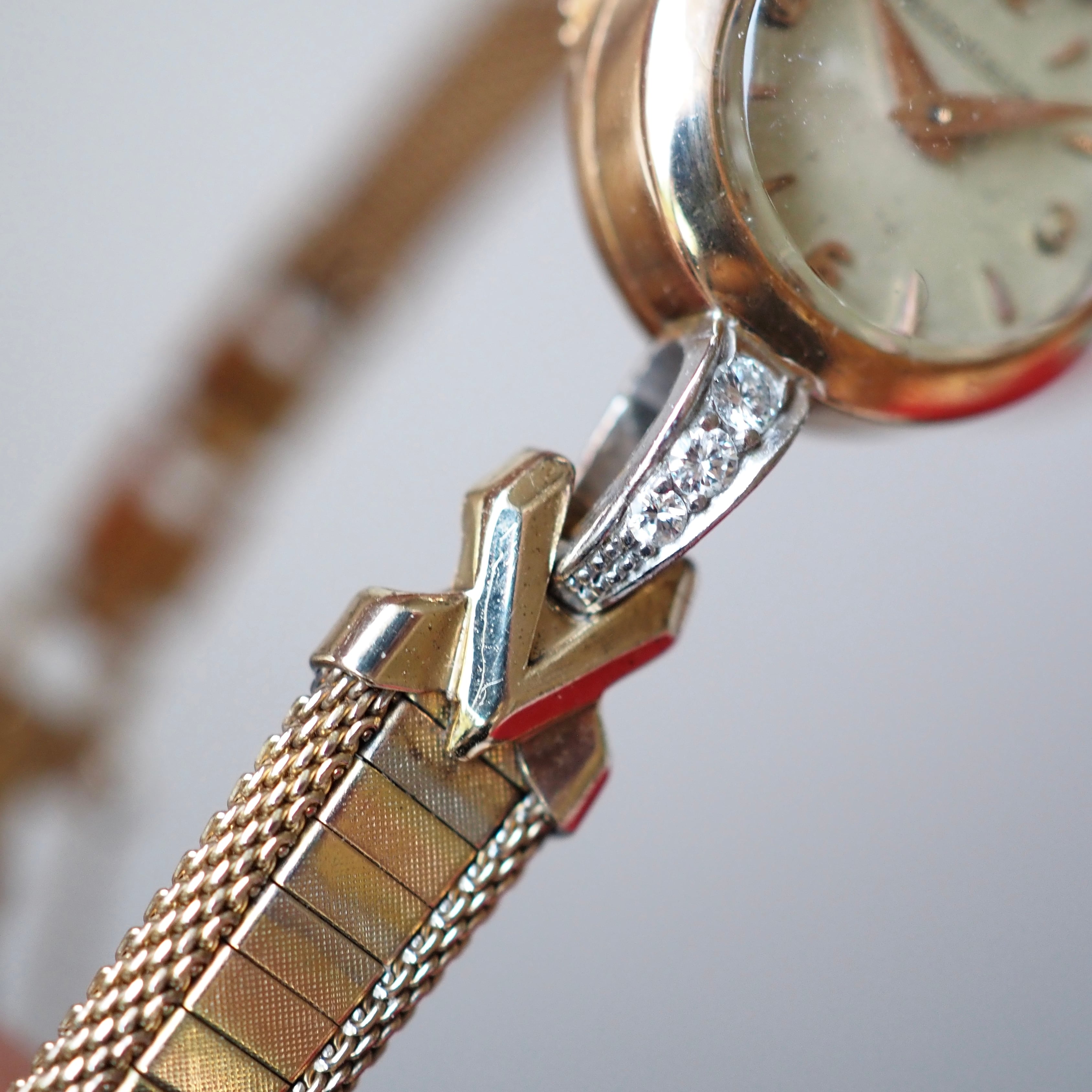 Jaeger-LeCoultre ジャガー・ルクルト K18 金無垢 ダイヤモンド バック