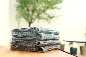 Organic waffle towel-medium