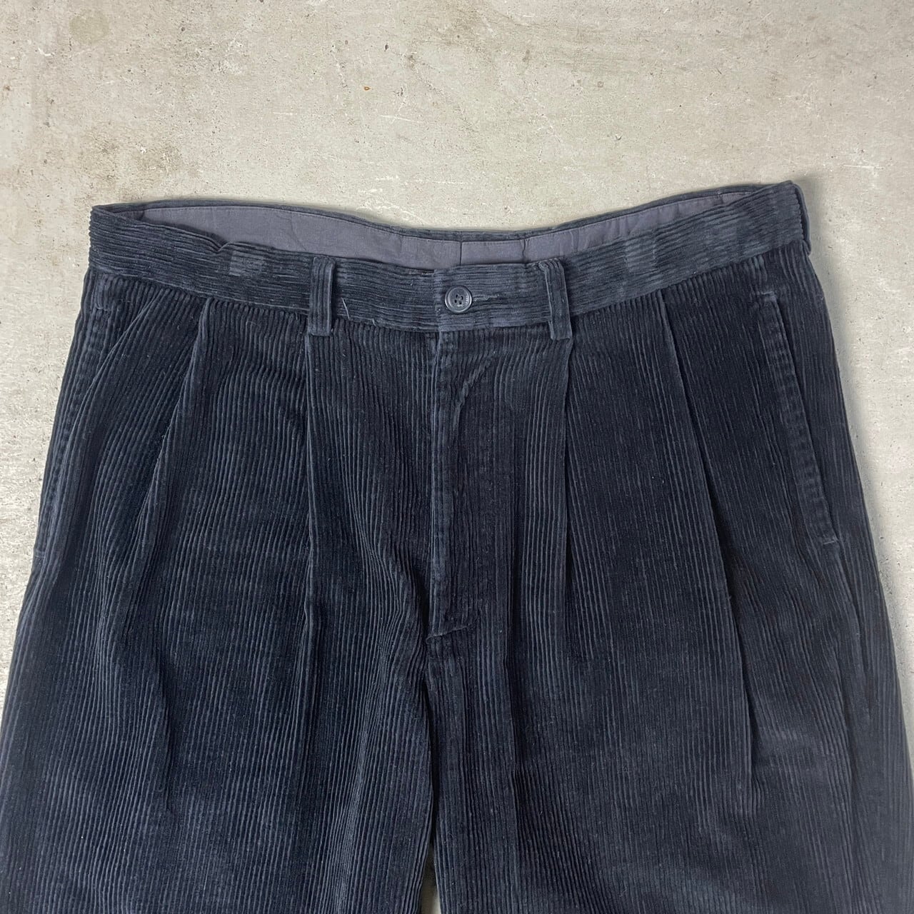 90年代 nautica ノーティカ コーデュロイパンツ 2タック ワイド 太畝
