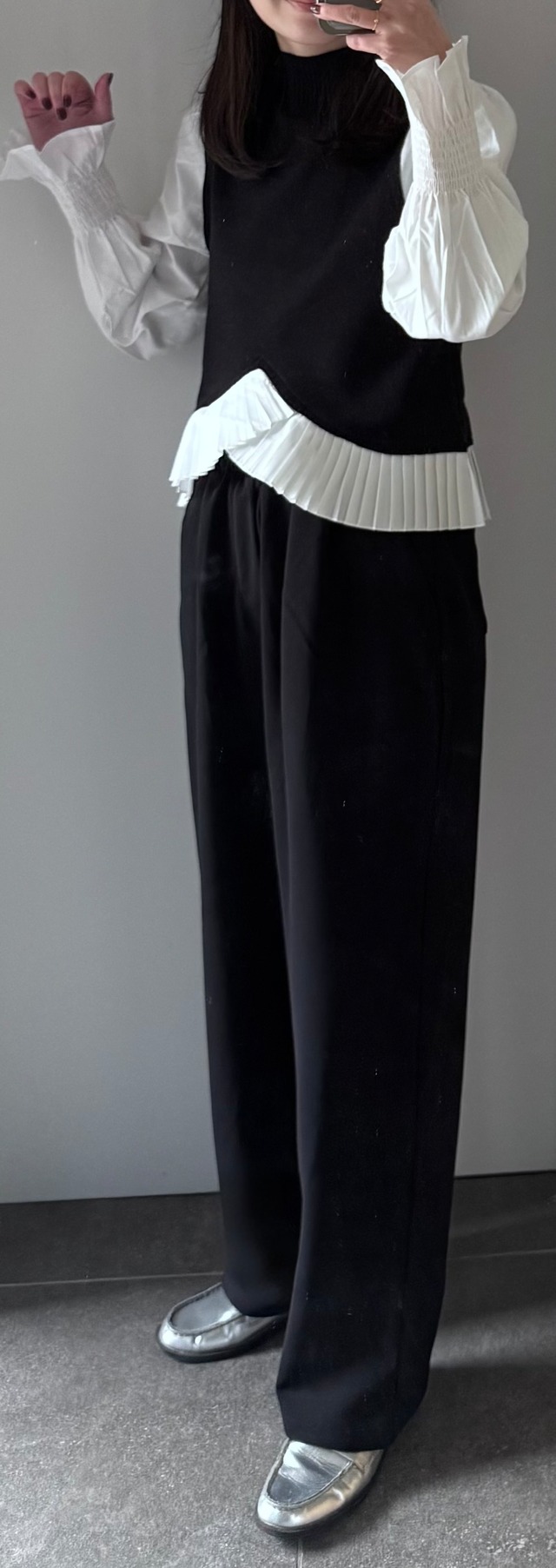 イージードロウストレートパンツ　全3色