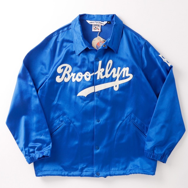 【新品】Brooklyn Dodgers MLB satin special 40s vintage stadium jacket blouson  big size XL  Dodgers stadium limited／  ブルックリン ドジャース 40年代 50年代 ヴィンテージ  サテン スタジアム ジャケット ブルゾン XL ブルー ドジャーススタジアム限定 タグ付き