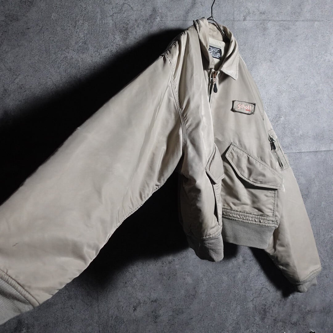 90s “Schott” CWU-R Flight Jacket | 古着屋 FORCE