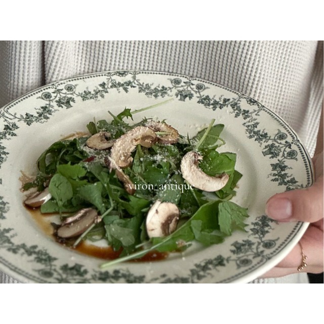 Badonviller　バドンヴィレー   /   “CHAMPAGNE”　葡萄畑の深皿プレート　c