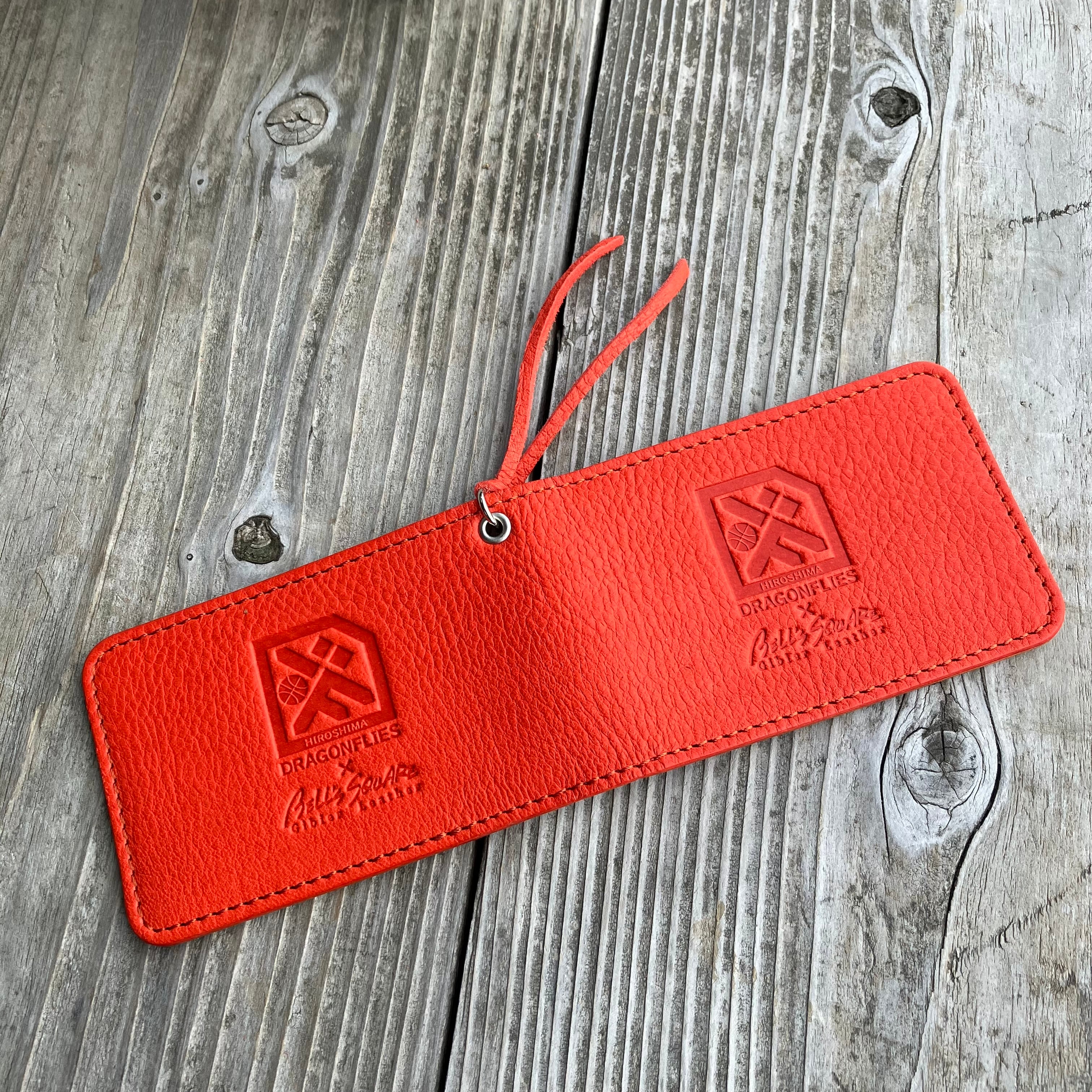 ドラゴンフライズ×広島ジビエレザー】鹿革二つ折りカードケース｜在庫