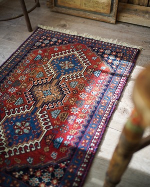 【123】Vintage Persian Yalameh rug 1975’s