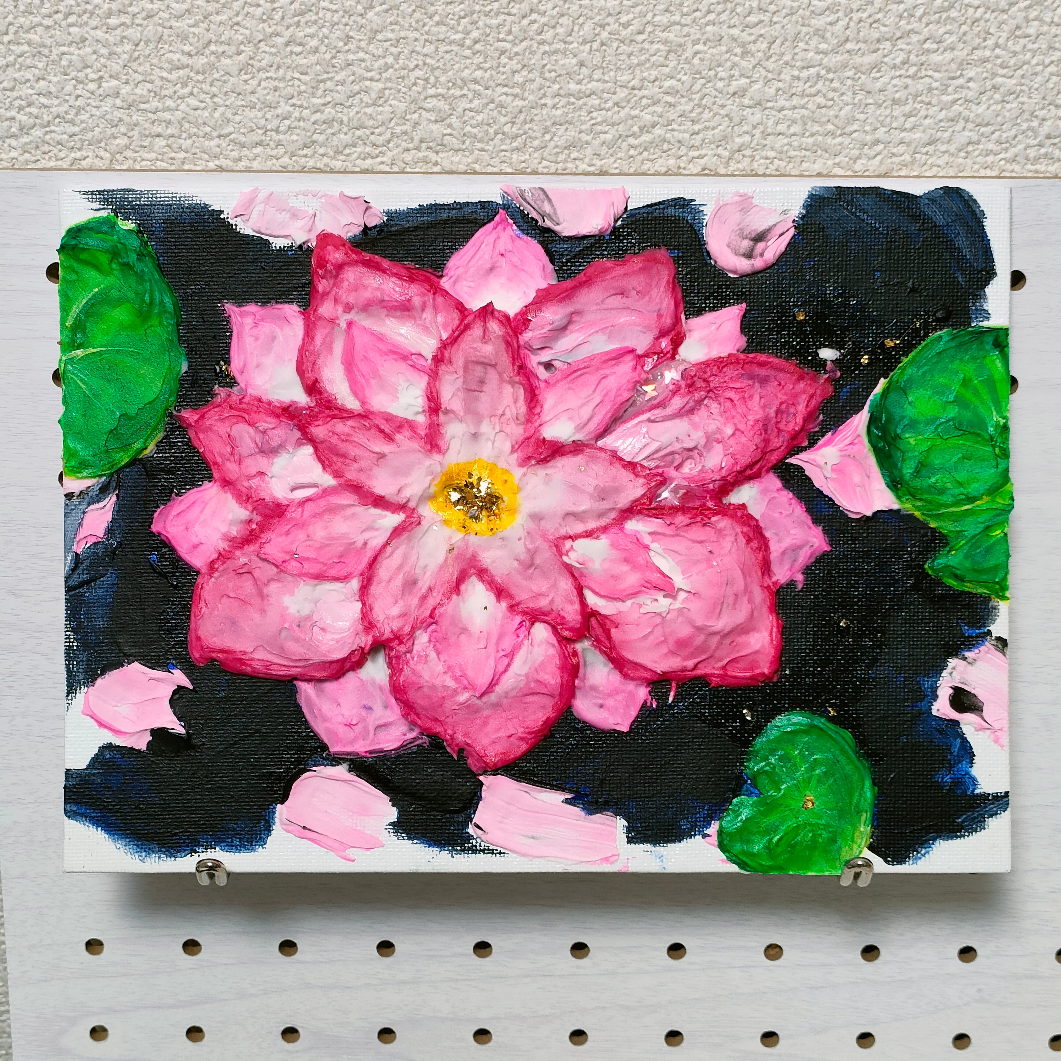 テクスチャーアート「蓮の花」 | Pay ID