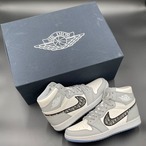 ×DIOR AIR JORDAN 1 HIGH OG WOLF GREY CN8607-002