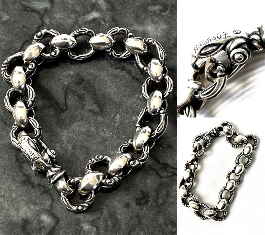 Leonard Kamhout / レナードカムホート ロンワンズ / LONE ONES シグネットブレスレット ミディアム 11リンク