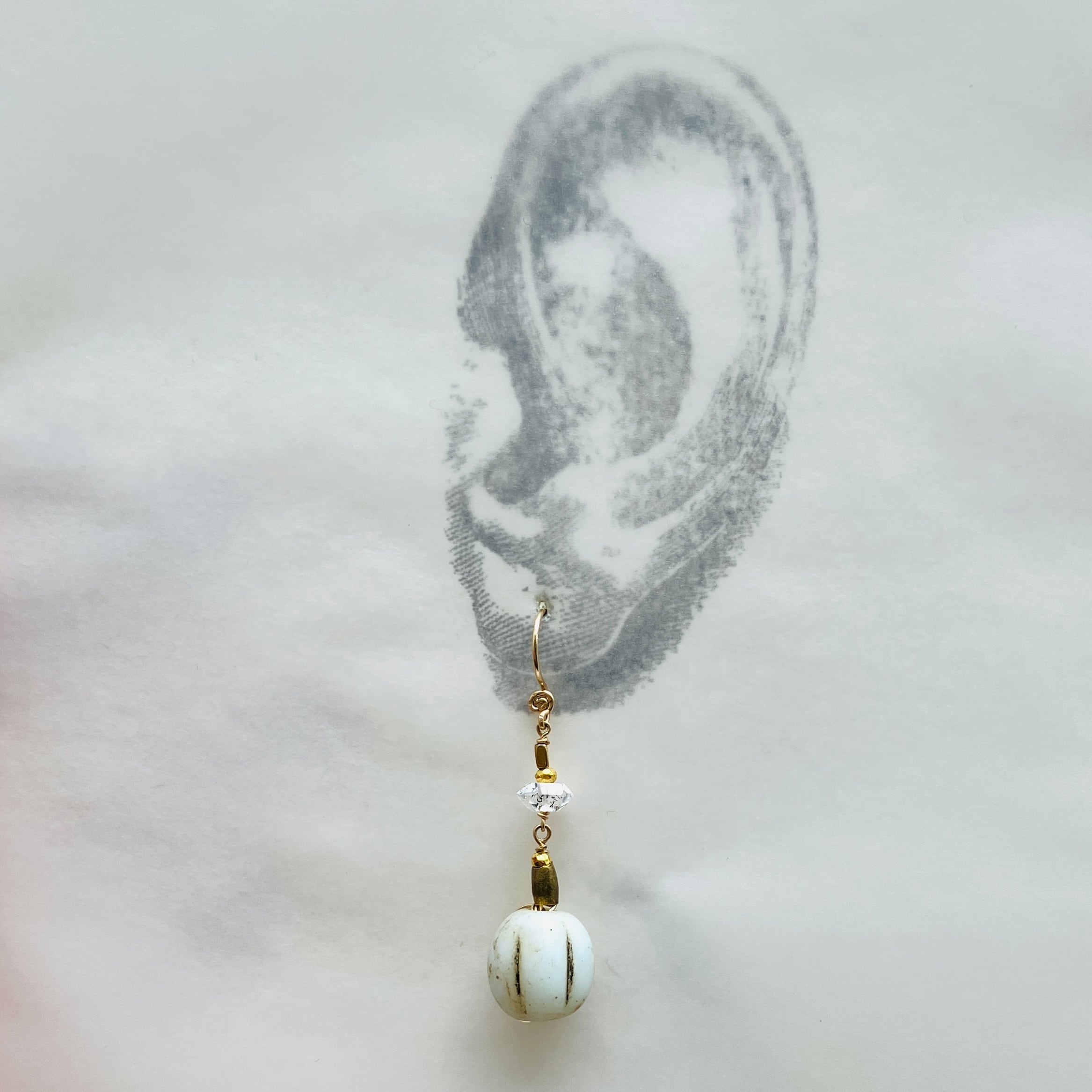 Milk candy ミルクキャンディ K14gfフックピアス イヤリング等変更可