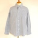 One Wash Button-Down L/S Tapered Shirts　Black Stripe Broad