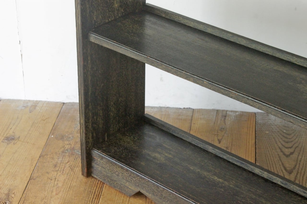 レトロ 楔本棚 くさび ブックシェルフ オープンシェルフ ラック 飾り棚