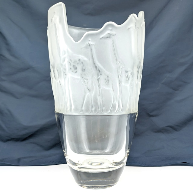 HOYA・保谷クリスタル・花瓶・花器・フラワーベース・ドイツ製・No.230806-02・梱包サイズ80
