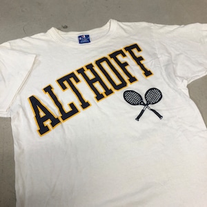 1990s CHAMPION "ALTHOFF" T-SHIRT WHITE