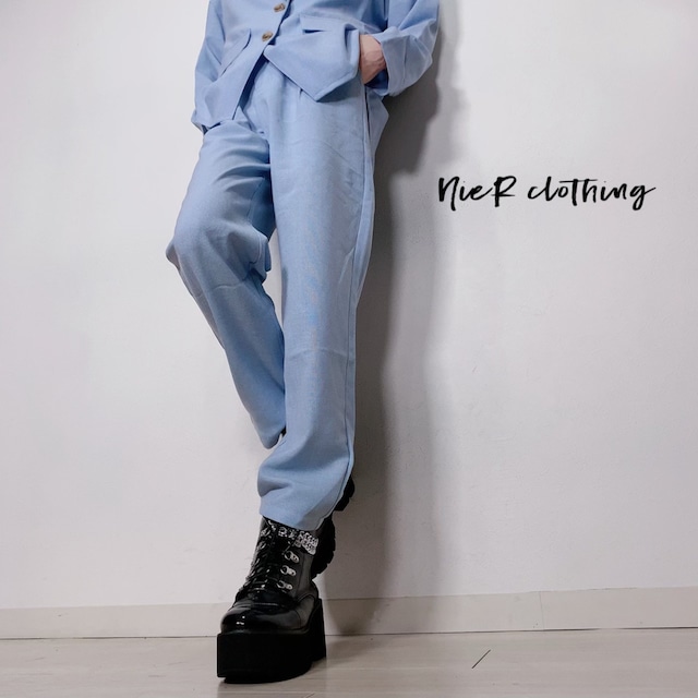 NieR SUMMER CASUAL SUIT PANTS【BLUE】