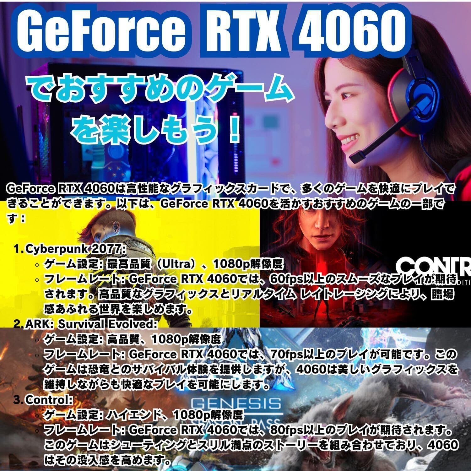 WaffleMK ジィストーム ゲーミングPC Corei5 12世代 GeForce 16GB