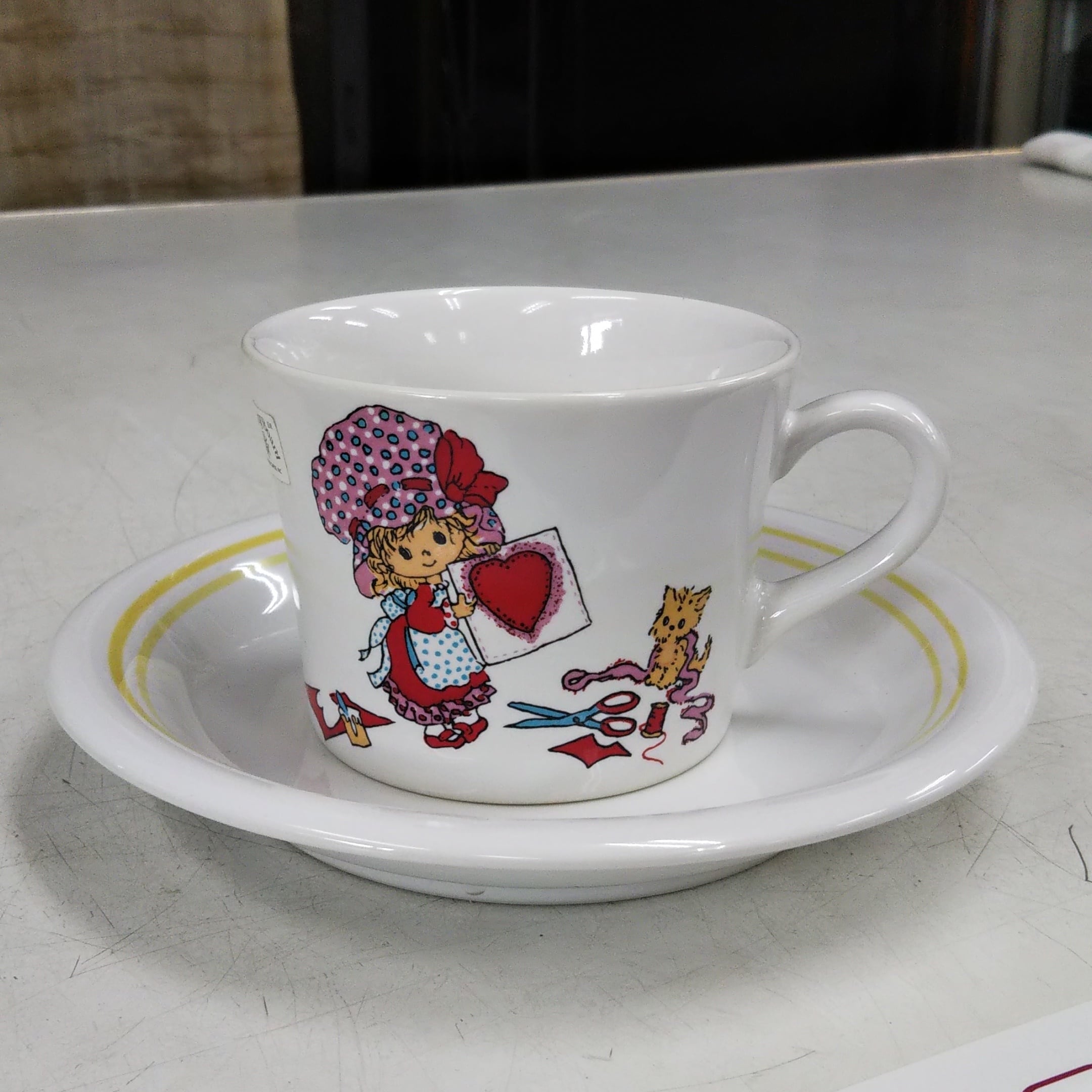 ロモノソフカップ&ソーサー昭和レトロ