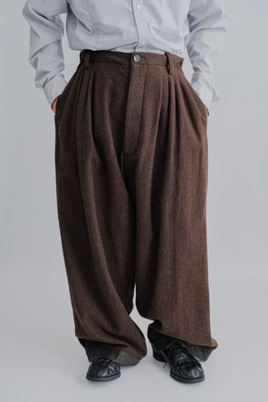 【oira】10 tuck pants