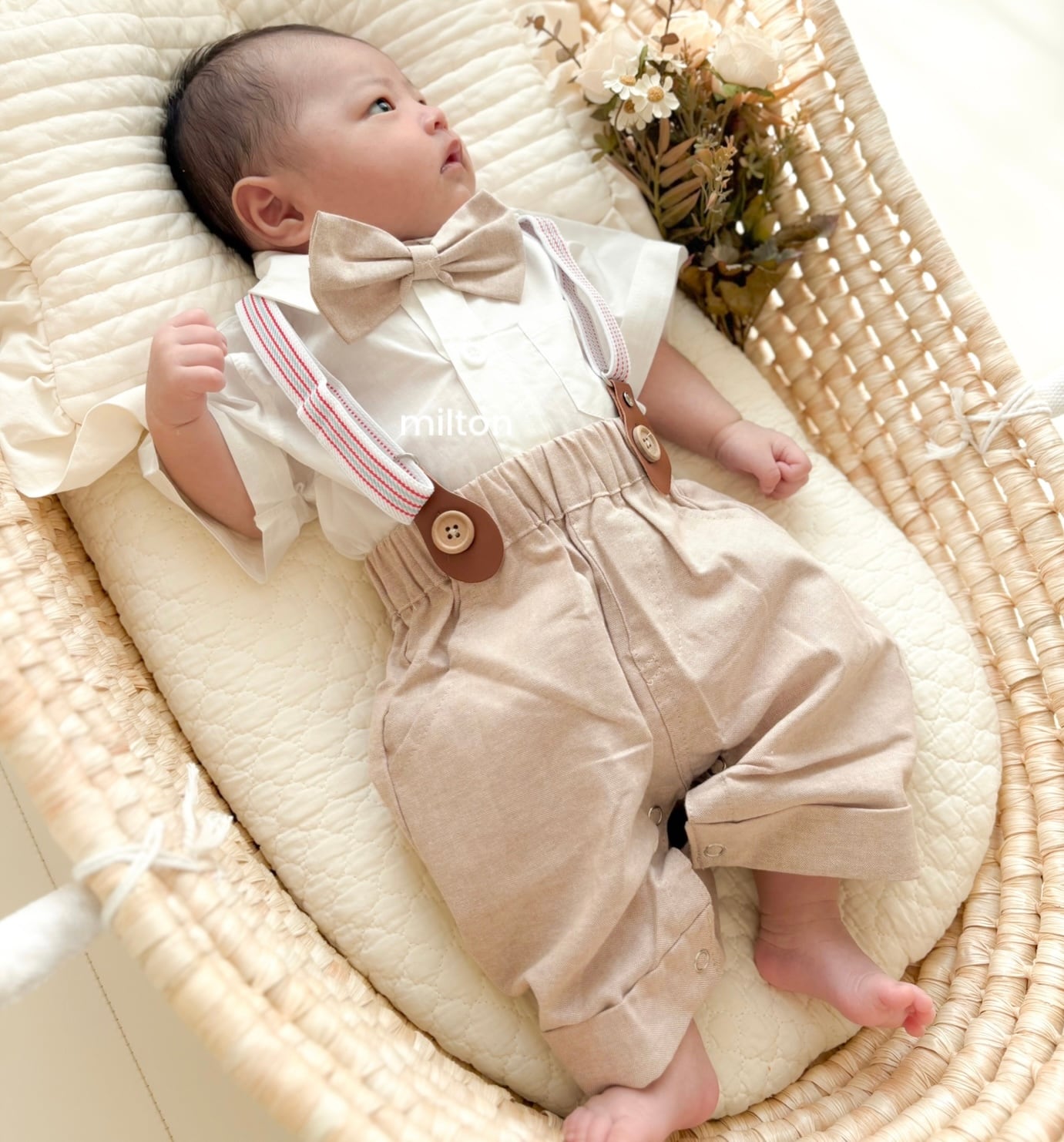 ◯【ミルクティーセットアップ】73 80 cm 0歳 6ヶ月 1歳 2歳 3歳 4歳