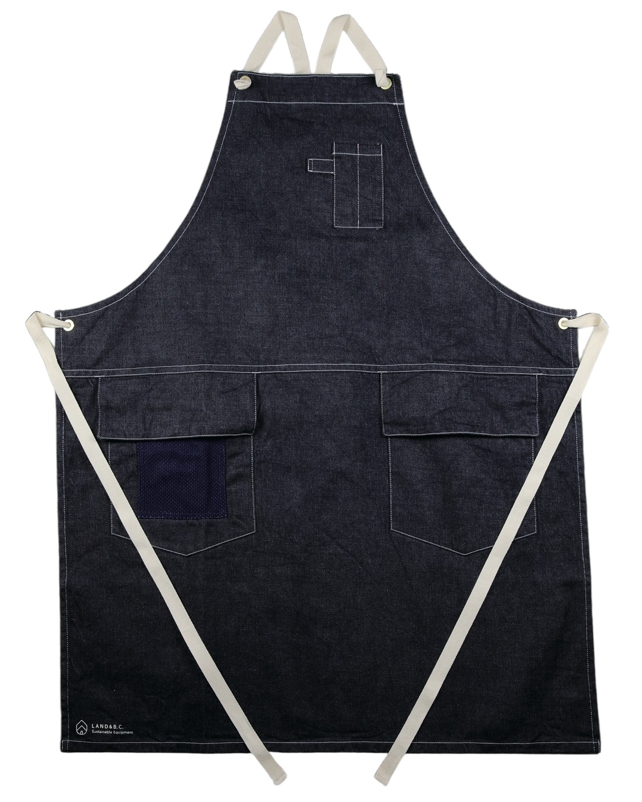 Root apron Long DENIM / ルートエプロン ロング（デニム）