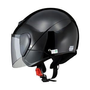 【公式】SERIO RE-35　セミジェットヘルメット　ブラック