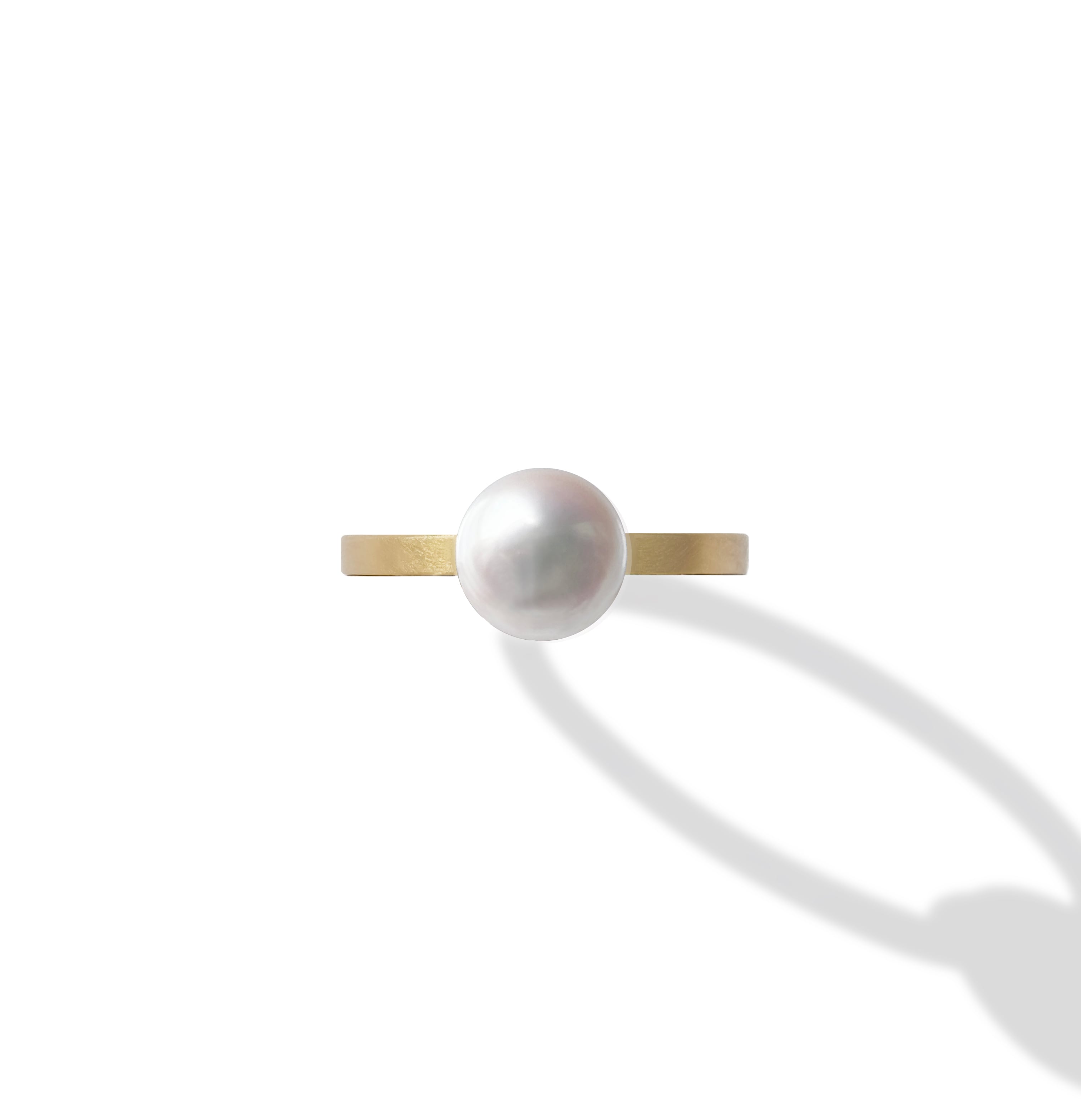 K18］ アコヤ真珠一粒リング | NEU & TIM