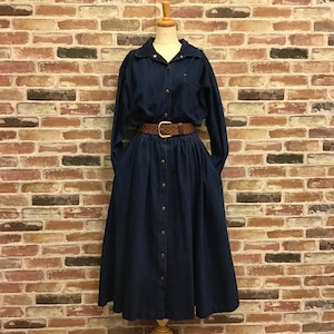 MADE IN U.S.A Indigo Denim One-piece