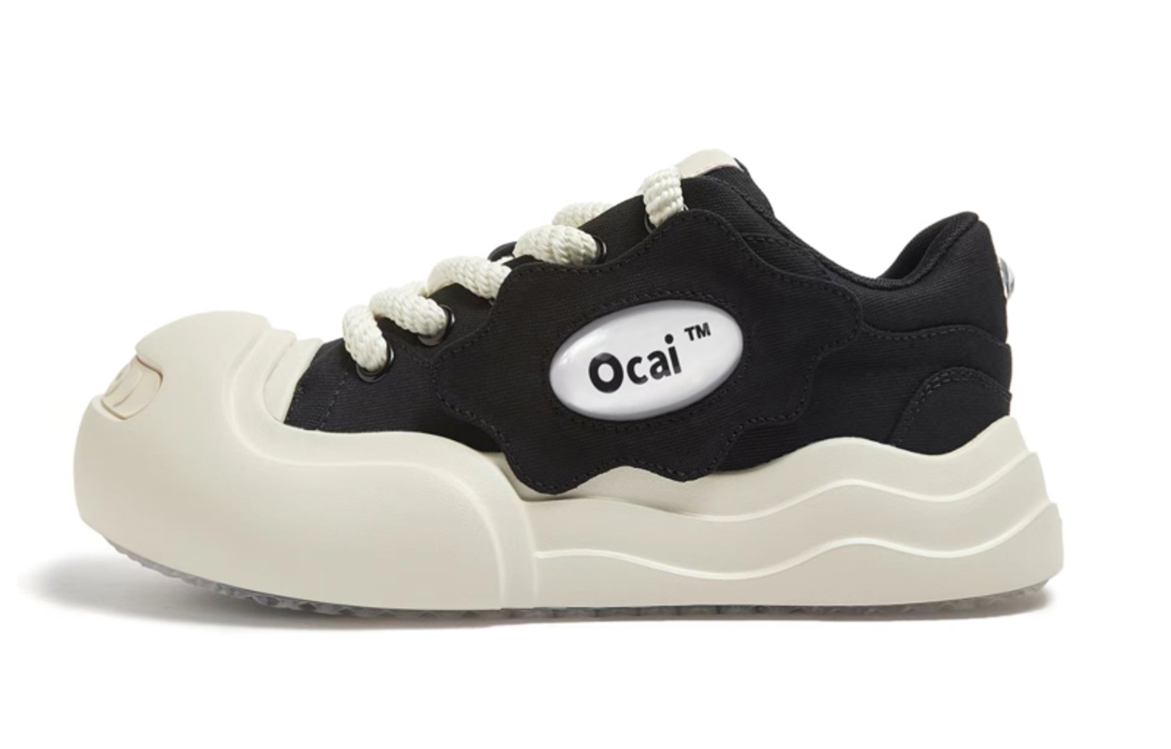 Ocai Smile Canvas 厚底 デカ靴 黒 スニーカー 箱付き 再入荷】【Ocai】 smile CANVAS / Vintage Black | OLD ORDER JAPAN