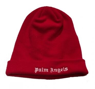 PALM ANGELS　パーム エンジェルス　ニット帽　ニットキャップ　ビーニー　レッド　【表参道t03】 | ブランド古着Brooch  powered by BASE