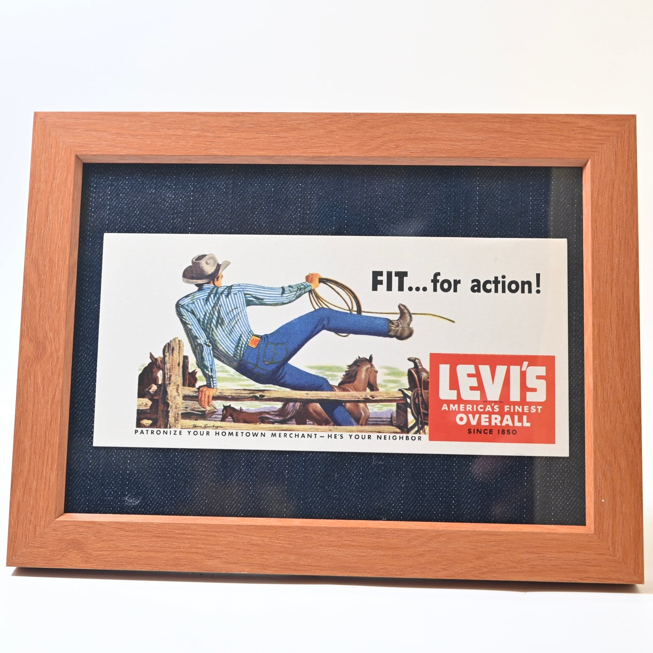 50's Levi's Advertising Ink Blotter 44 | Button Works Store ボタン