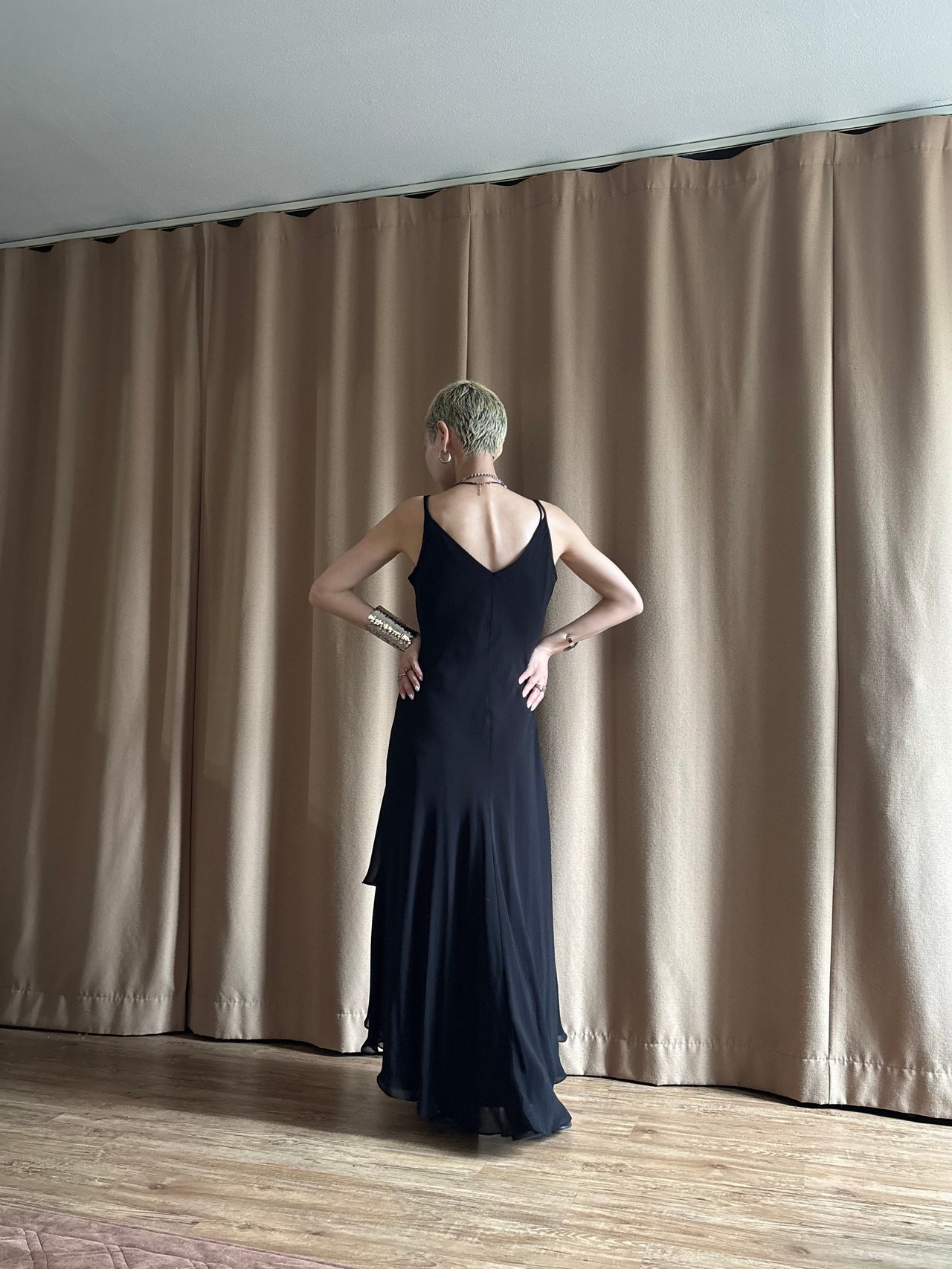 elegance black set dress-4748-6