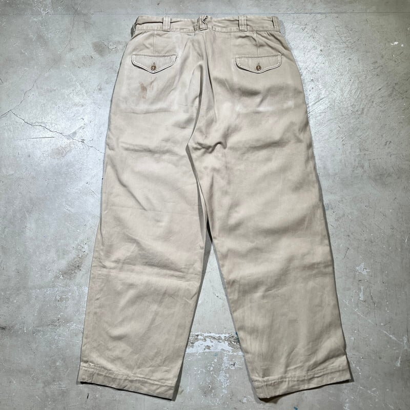60's U.S.MARINE CORPS チノトラウザーズ USMC DSA100-2653 フラップ 60's U.S.MARINE CORPS チノトラウザーズ USMC DSA100-2653 フラップ