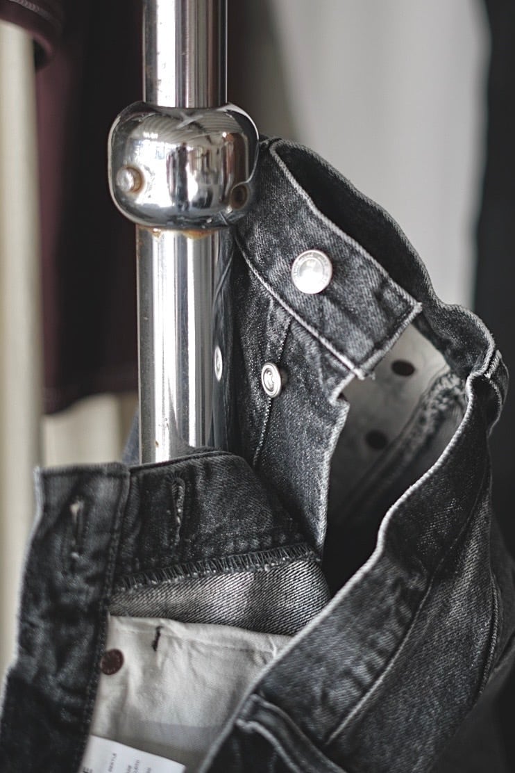 HYKE / DENIM SHORTS ( USED WASH (BLACK) ) | JUQUI Online