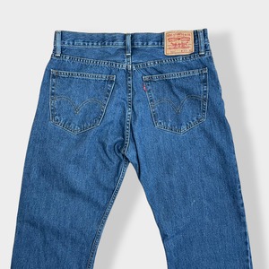 【LEVI'S】505 デニム ジーパン ジーンズ STRAIGHT FIT テーパード ジッパーフライ W33 L30 リーバイス US古着