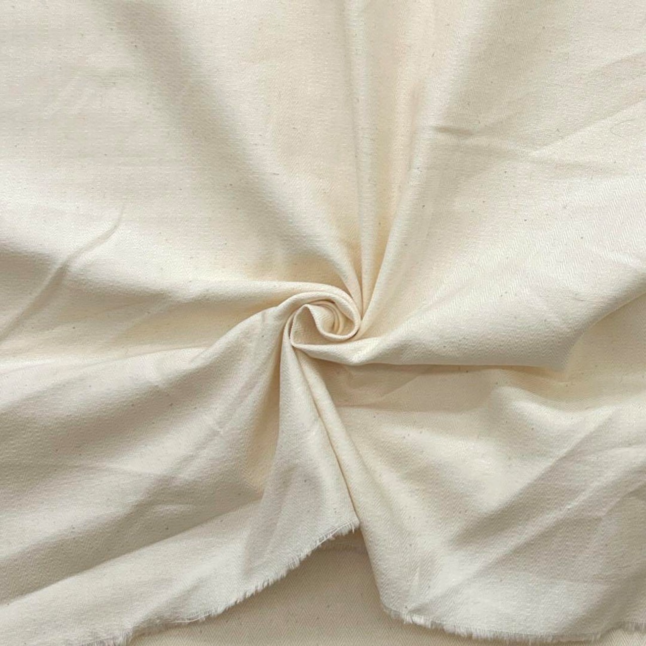 ★NY250◆2.3m◆訳あり◆綿100%ヘリンボーンソフト生地◆オフホワイト