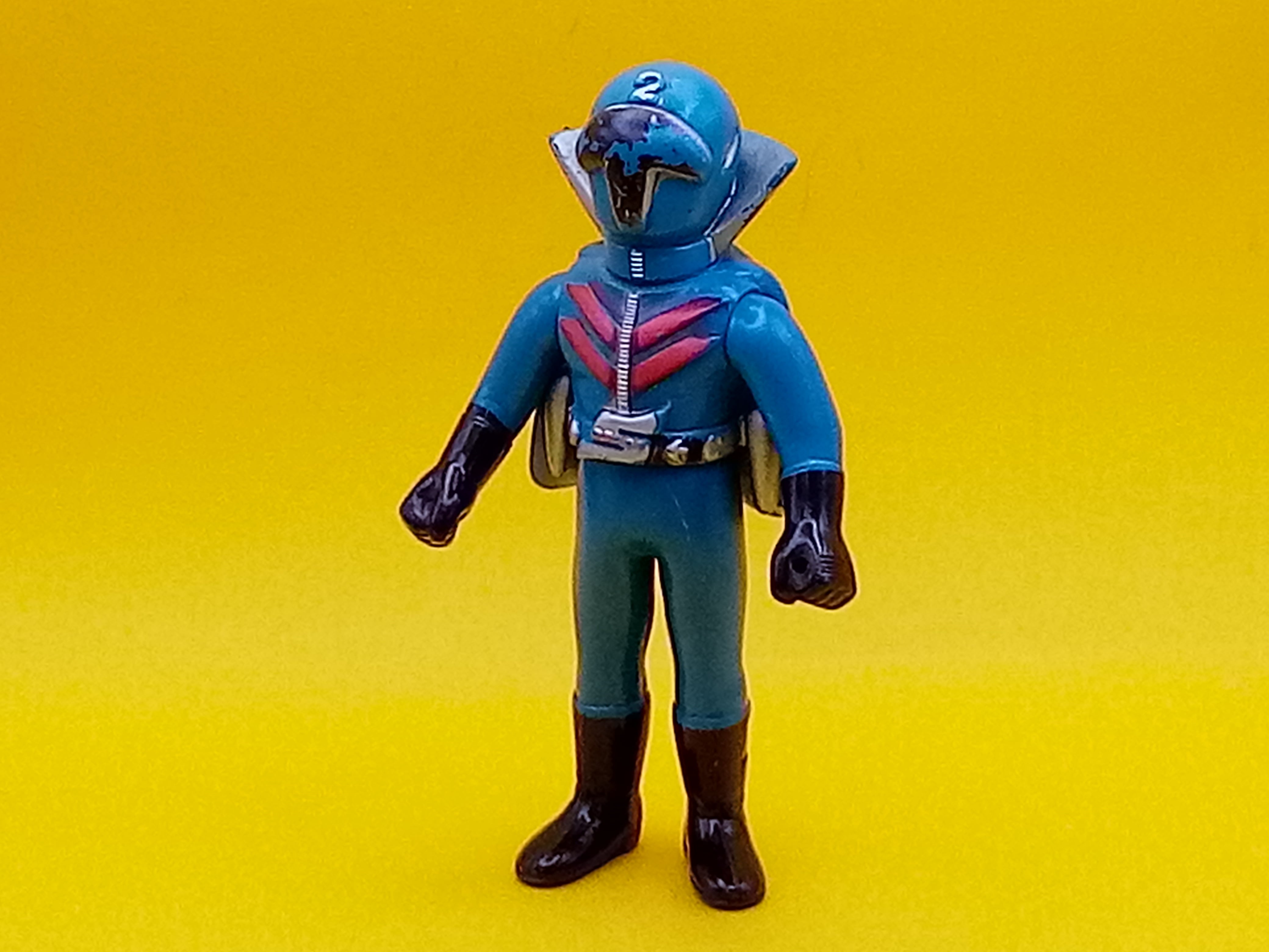 ポピー 秘密戦隊ゴレンジャー アオレンジャー ソフビ【87142353  