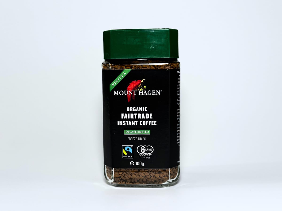 マウントハーゲン オーガニックフェアトレード カフェインレス インスタントコーヒー 100g