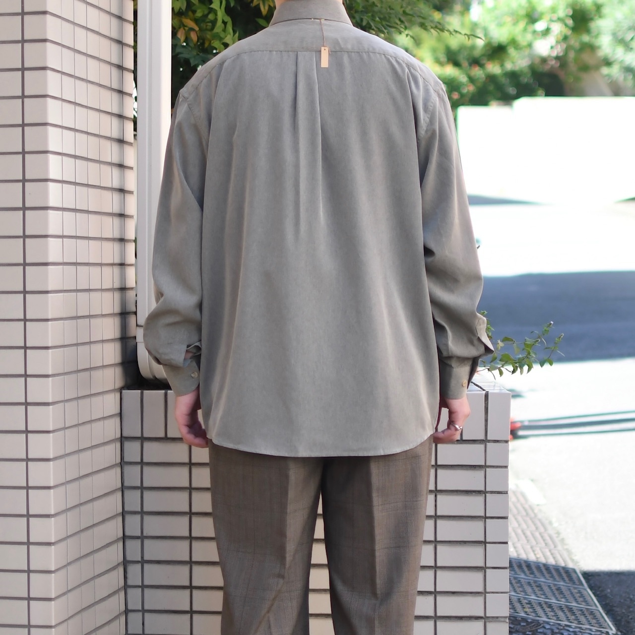 Laurent Cerrer marble dress shirt