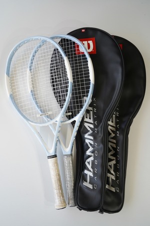 Wilson(ウィルソン)HAMMER 7 ハンマー7 110 G1 硬式テニスラケット 2本セット 初心者向け 純正ケース付き