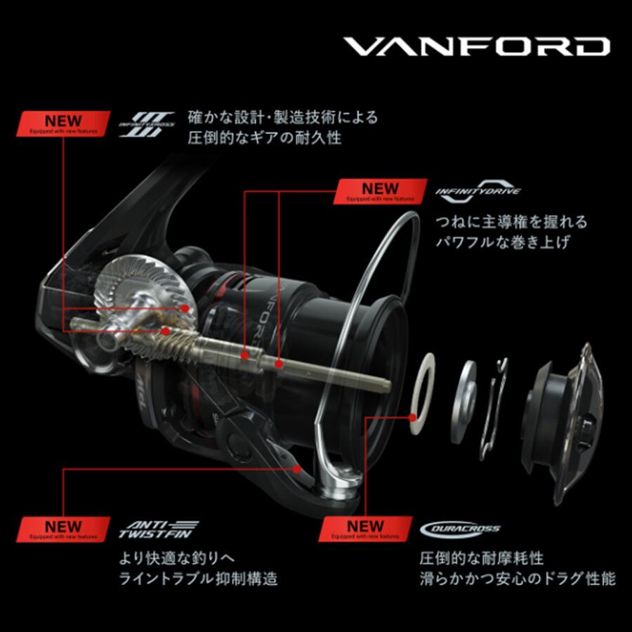 シマノ リール ヴァンフォード VANFORD 4000XG スピニングリール 釣り