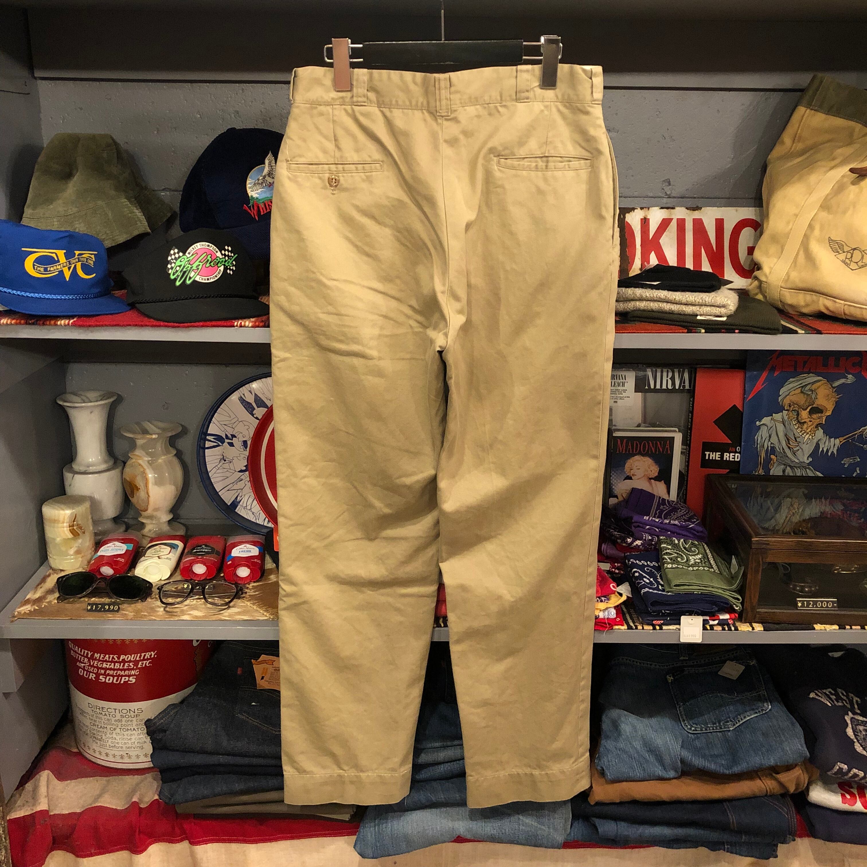 【美品】60's USARMY Chino trousers W38 L33 60s US.ARMY Military Chino Pants | VOSTOK