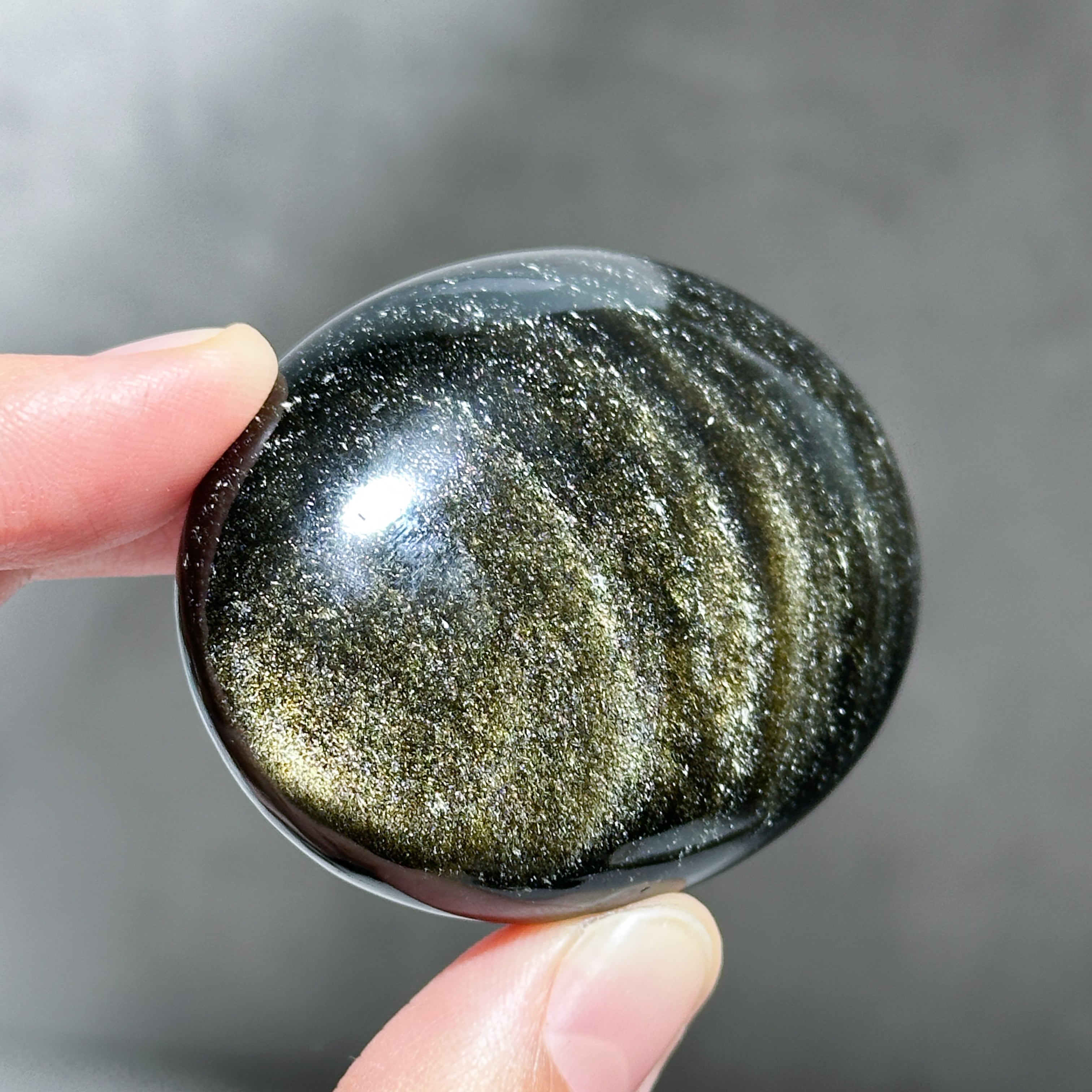 ゴールデンシーンオブシディアン パーム61◇Goldensheen obsidian