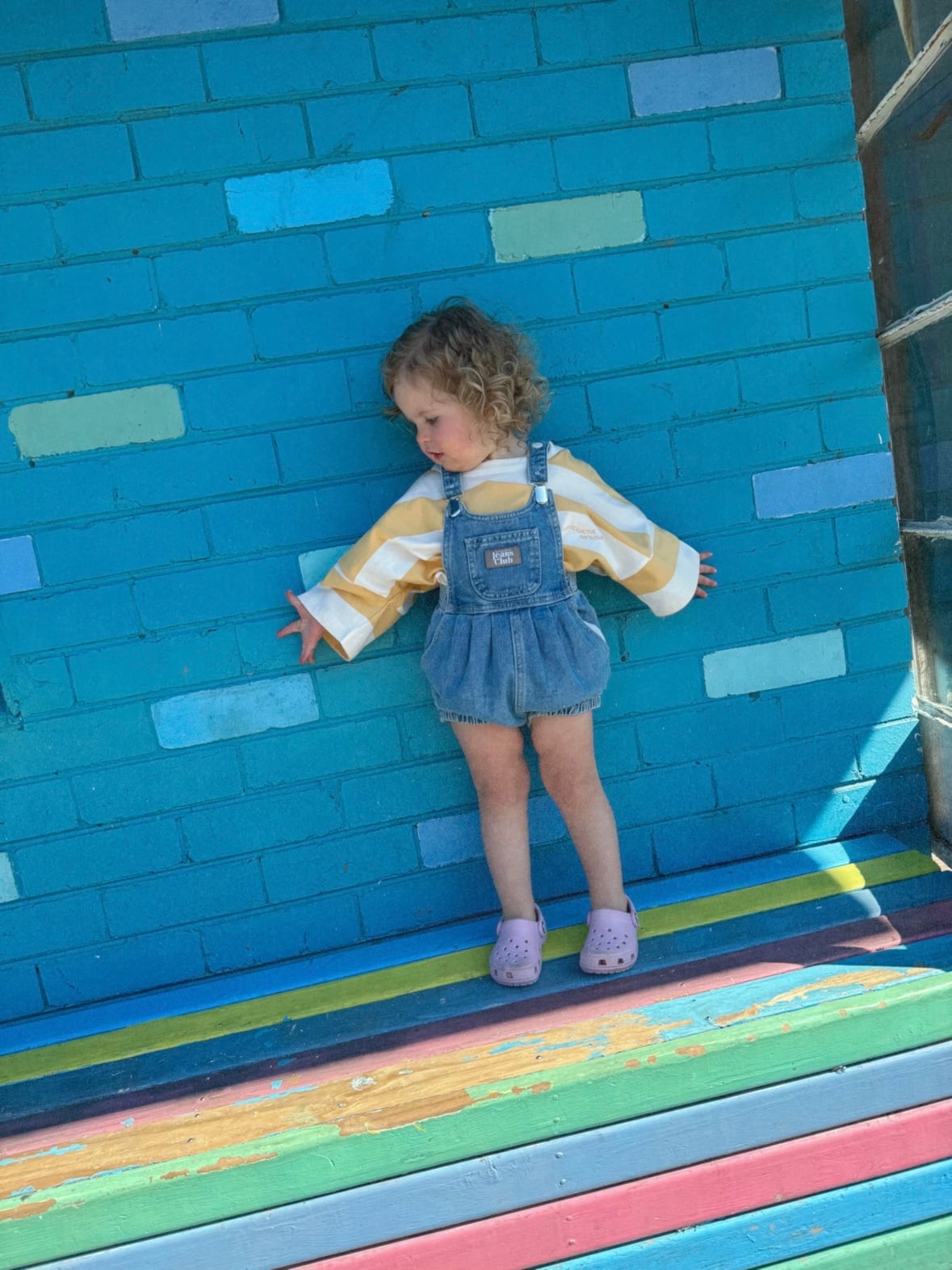 【即納/送料無料】twin collective / Bowie Bubble Romper - Ziggy Blue