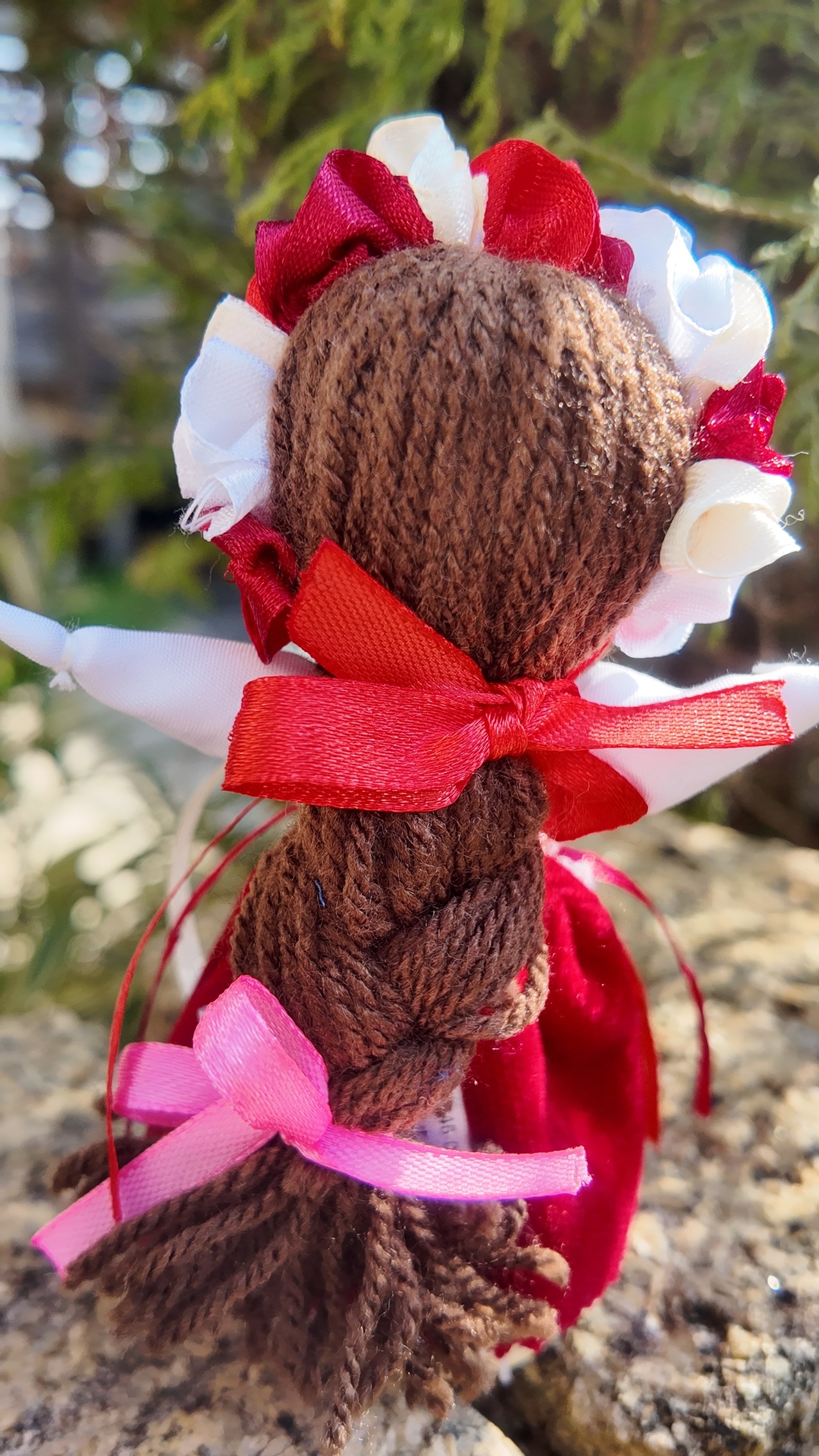 UA.Designer手作りモタンカ 14cm（ウクライナの御守り）スタンド付き - 6