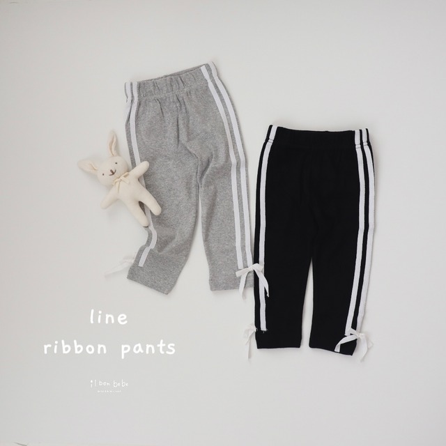 【即納】line ribbon pants