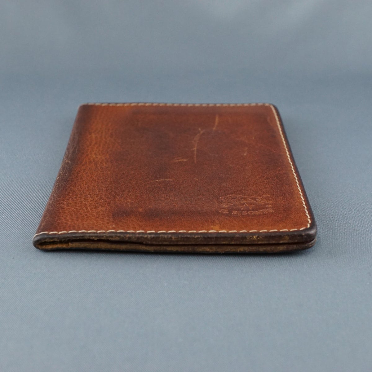 IL BISONTE イルビゾンテ 2つ折りパスケース USED品 カード入れ 定期