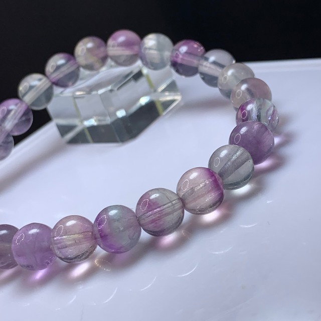 A14.可愛いグラデーションフローライト ブレスレット