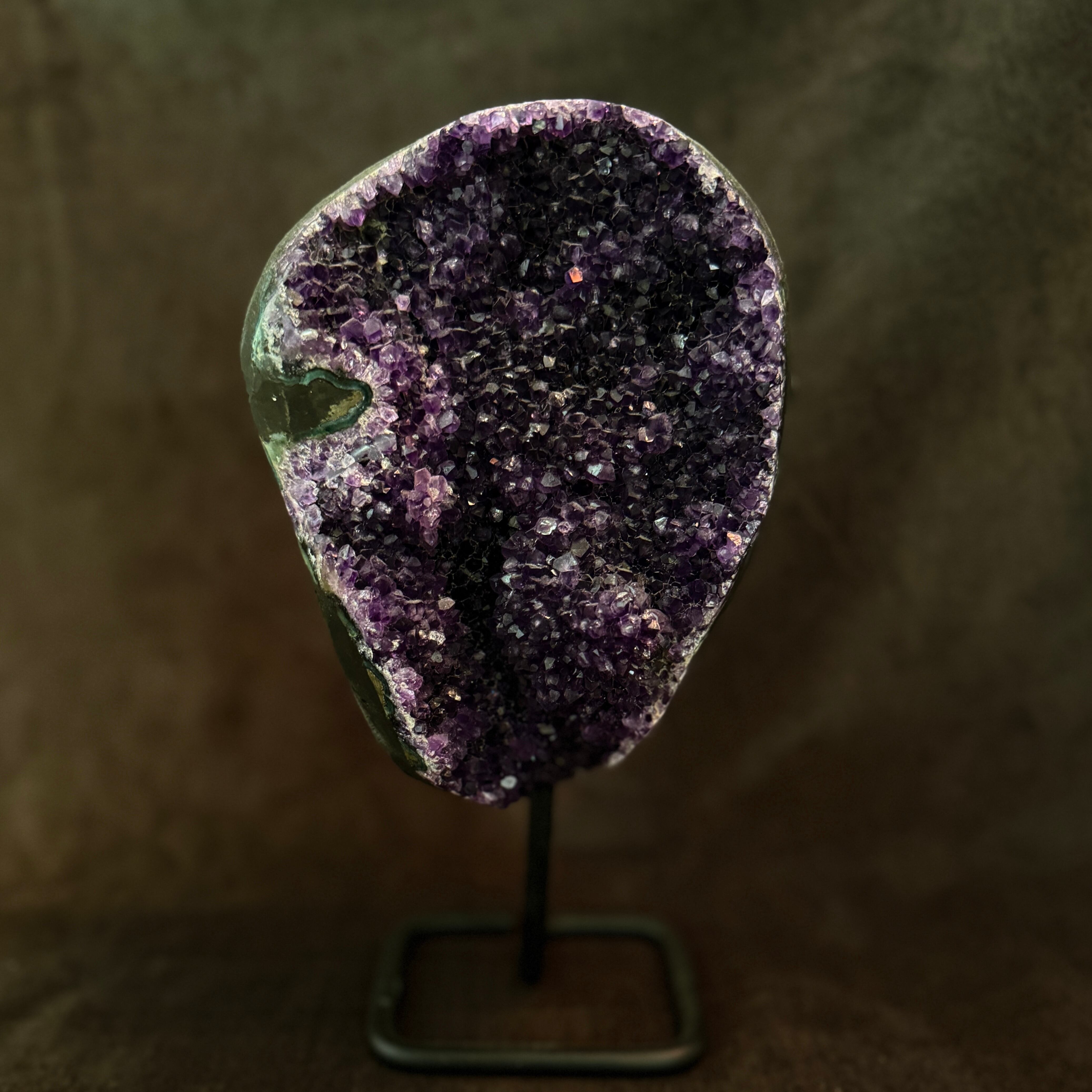 アメジスト】ドゥルージー スタンド クラスター 原石 ウルグアイ産